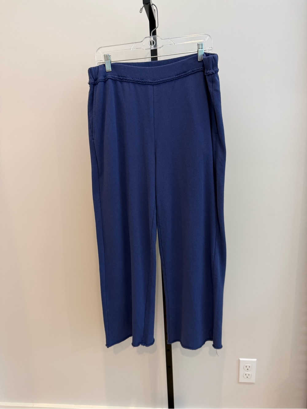 Eileen Fisher Women's Blue Wide-Leg Pull-On Pants